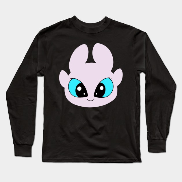 Light fury dragon, How to train your dragon, Httyd, baby dragon Long Sleeve T-Shirt by PrimeStore